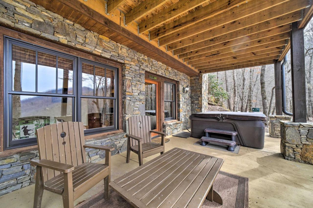 Luxury Cabin Rental In Franklin With Private Hot Tub Extérieur photo