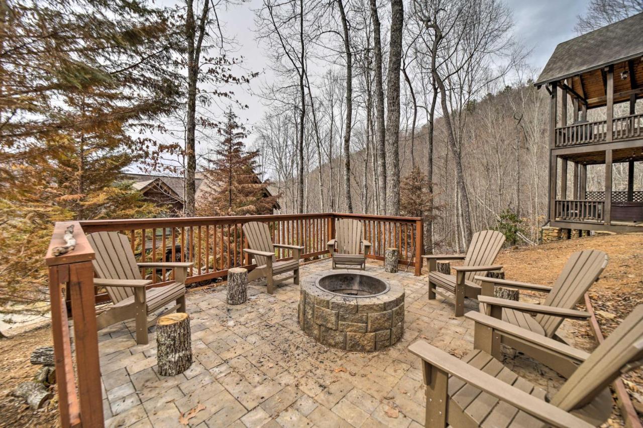 Luxury Cabin Rental In Franklin With Private Hot Tub Extérieur photo