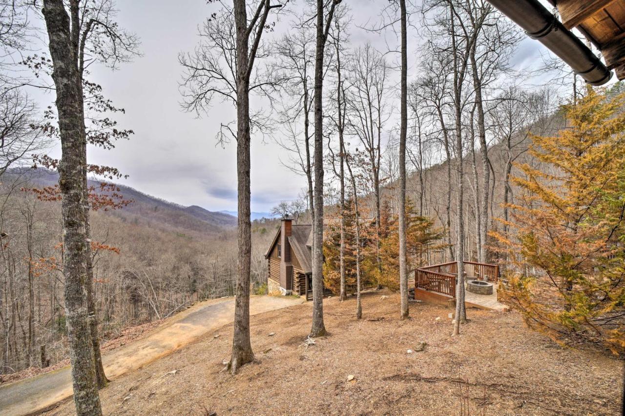 Luxury Cabin Rental In Franklin With Private Hot Tub Extérieur photo