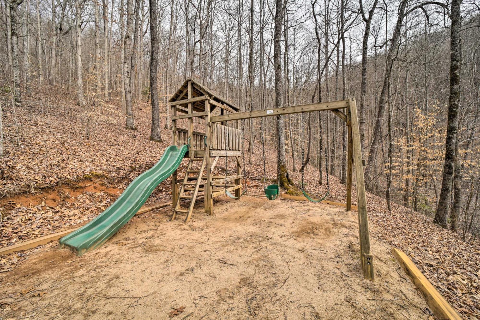 Luxury Cabin Rental In Franklin With Private Hot Tub Extérieur photo